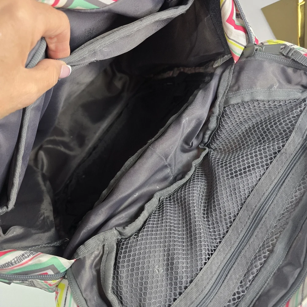 Thirty One Party Punch‎ Chevron Sling Backpack Messenger Bag